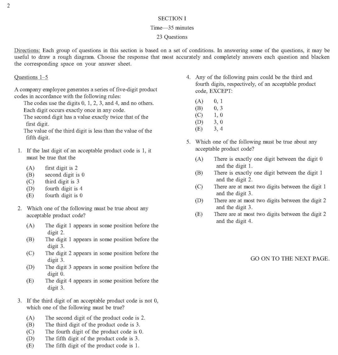 lsat practice questions pdf